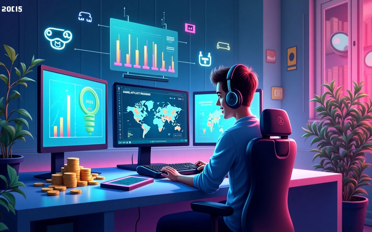Gaming Affiliate Programs: Earn Money in 2025